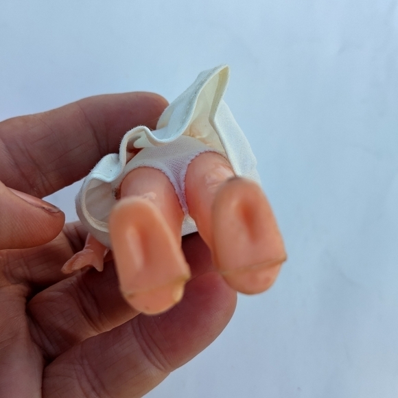 Vintage Small Celluloid Girl Doll - Picture 8 of 11